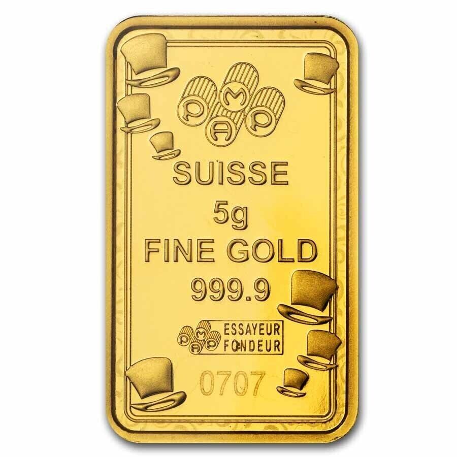 PAMP Suisse Willy Wonka Golden Ticket 5g Gold Bar (99.99%) - Image 4