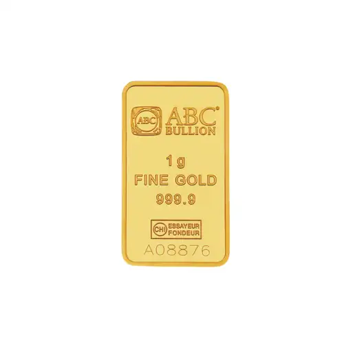 1g ABC Bullion Gold Minted Tablet Bar 99.99% Gold - Image 3
