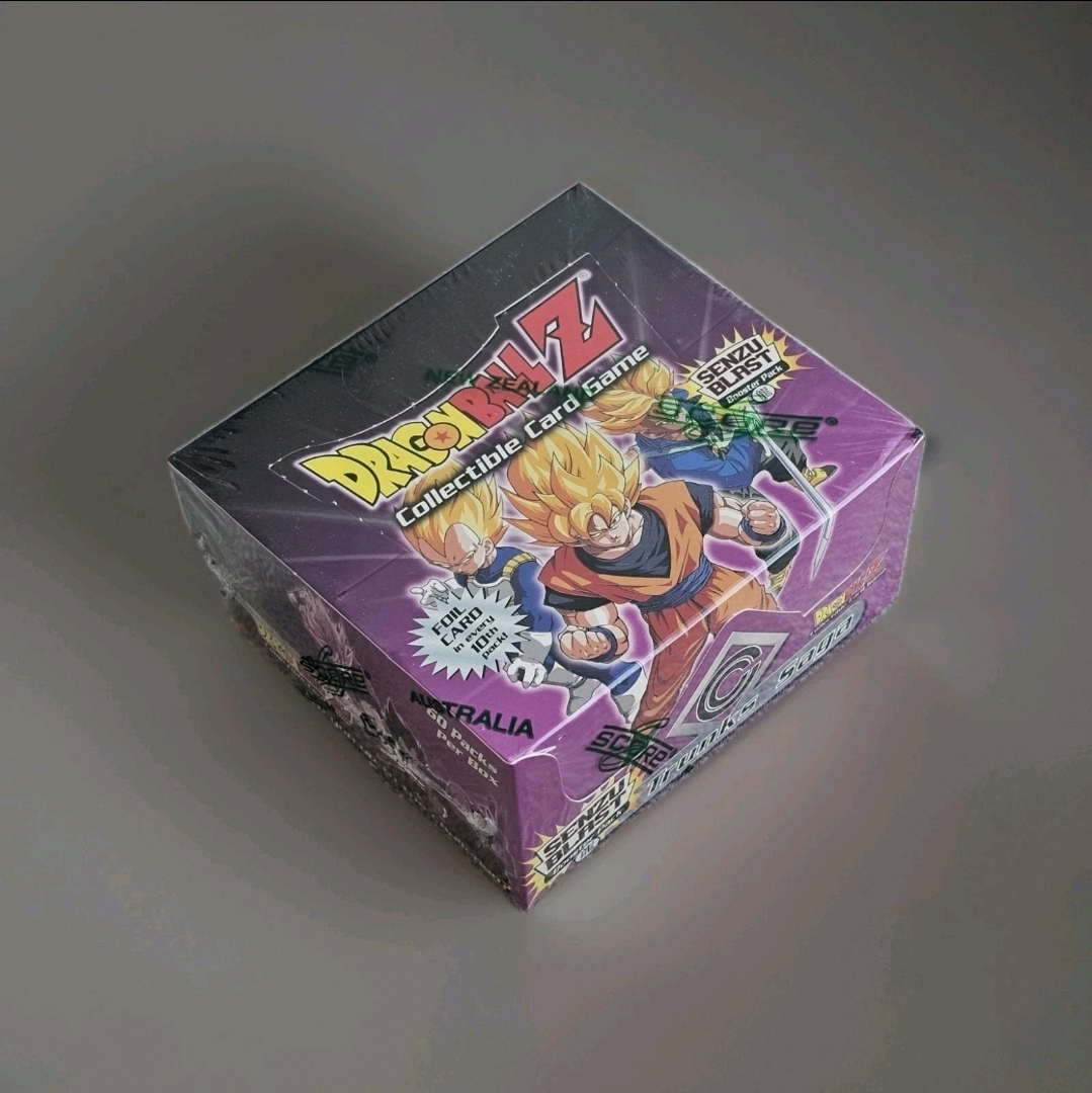 Dragon Ball Z DBZ CCG Trunks Saga Senzu Blast Booster Box Purple NEW SEALED - Image 2
