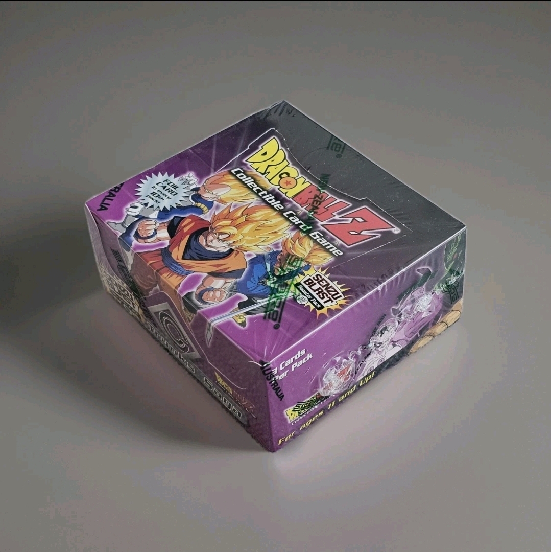 Dragon Ball Z DBZ CCG Trunks Saga Senzu Blast Booster Box Purple NEW SEALED - Image 3